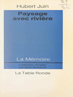 cover image of Paysage avec rivière